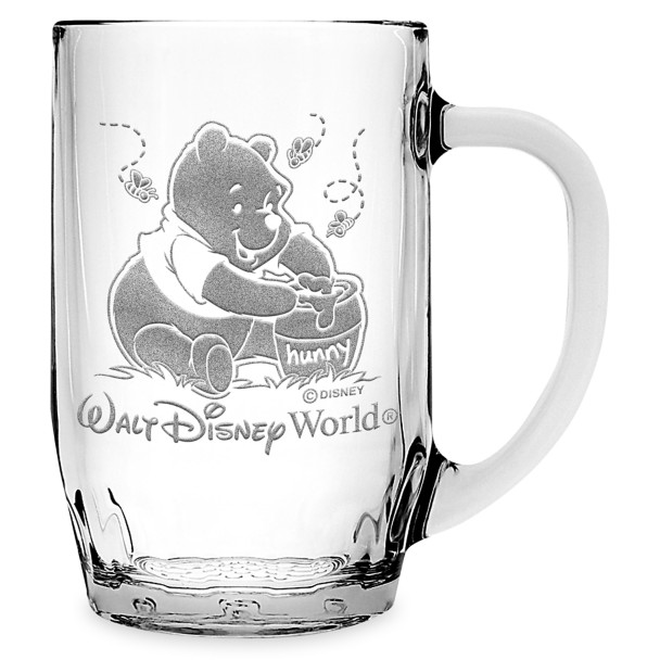 Winnie the Pooh Glass Mug by Arribas – Personalized