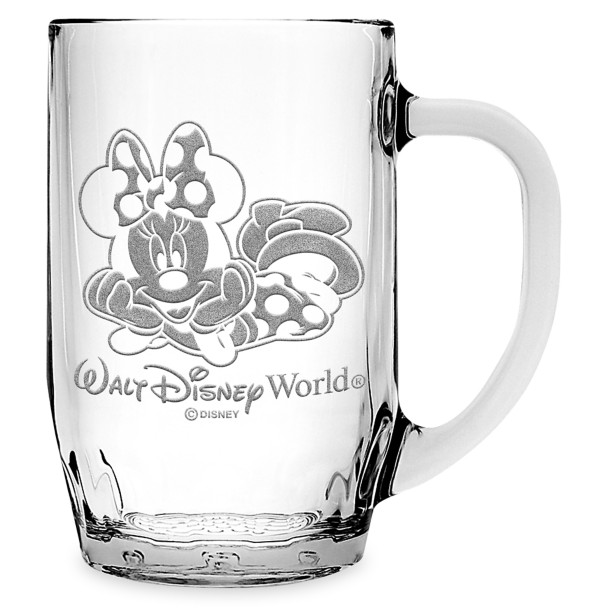 Minnie Mouse Glass Mug by Arribas – Large – Personalized
