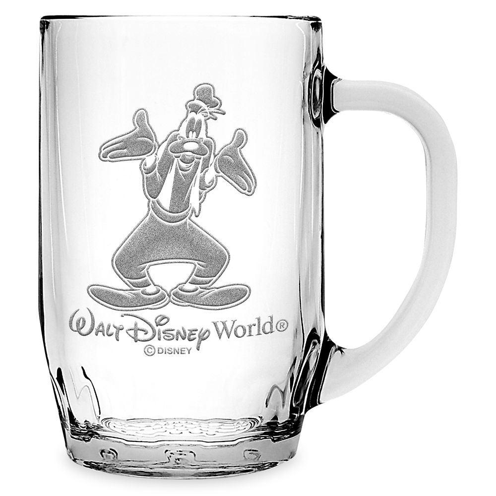 Disney Goofy Glass Mug by Arribas ? Large ? Personalized