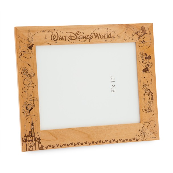 Walt Disney World Wood Frame by Arribas – 8'' x 10'' – Personalized