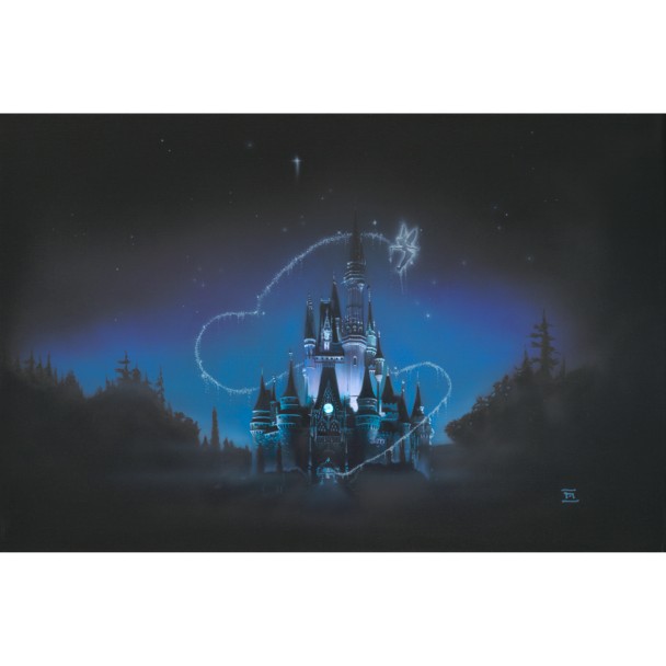Cinderella Castle ''40 Magical Years'' Giclée by Noah