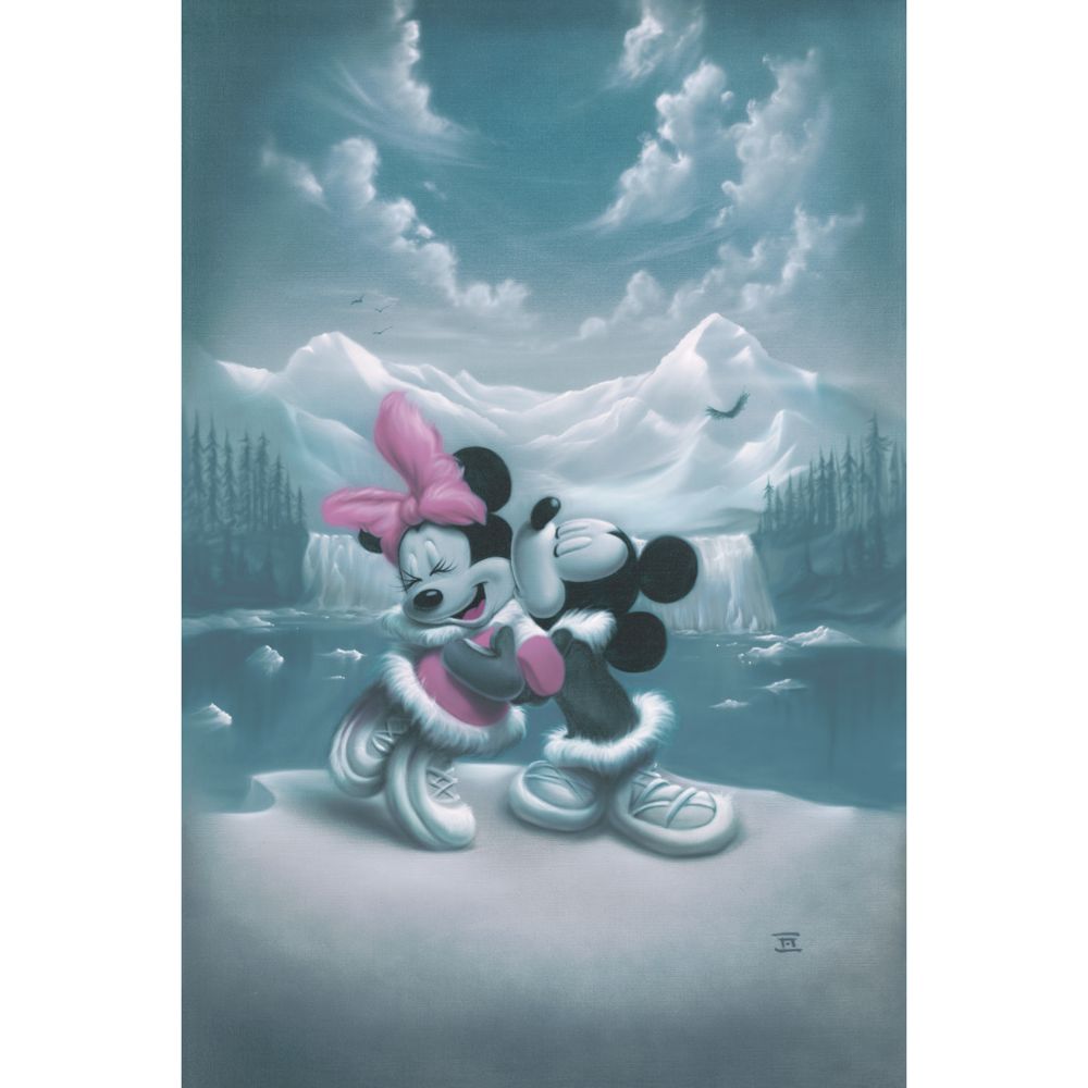 Disney Mickey Mouse and Minnie Alaska Adventure Giclee by Noah