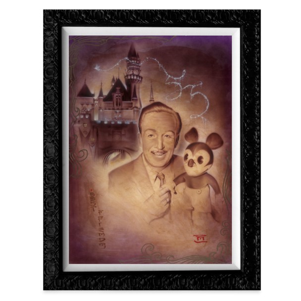 Mickey Mouse and Walt Disney ''Walt and Mickey 55th'' Limited Edition Giclée by Noah