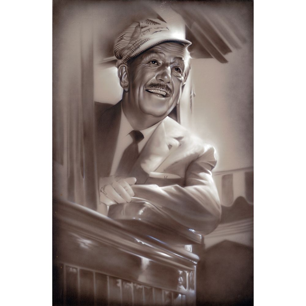 Walt in Train Limited Edition Gicle by Noah Official shopDisney