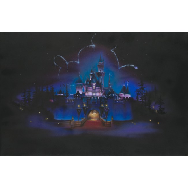 Disneyland ''While Everyone Sleeps'' Giclée by Noah