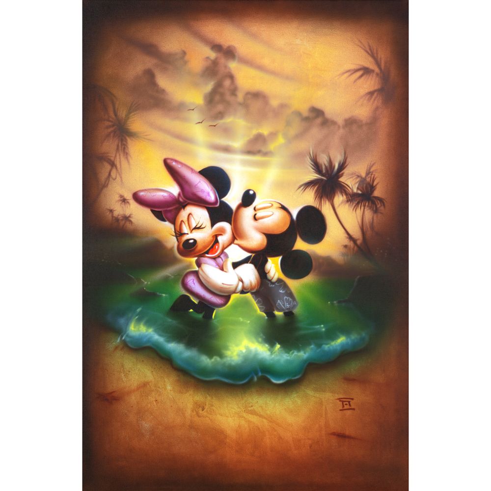 Mickey and Minnie Mouse Life With You Is a Dream Limited Edition Gicle by Noah Official shopDisney