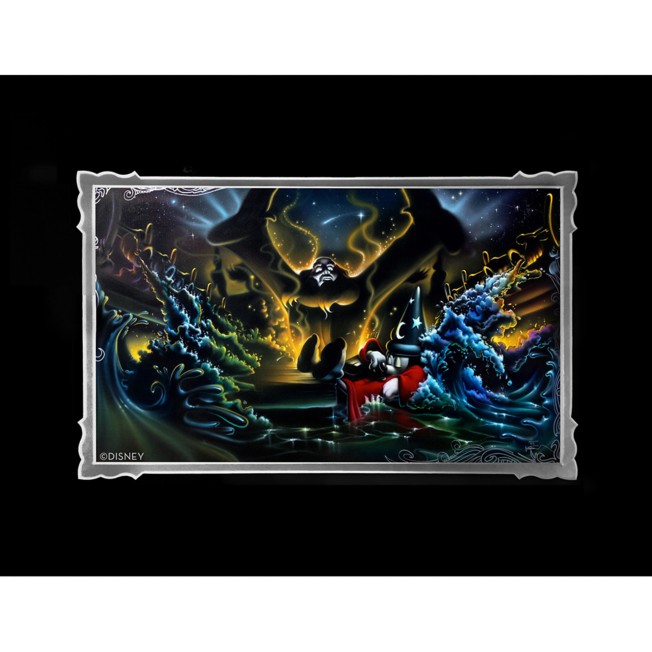 Sorcerer Mickey Mouse ''Great Flood'' Deluxe Print by Noah