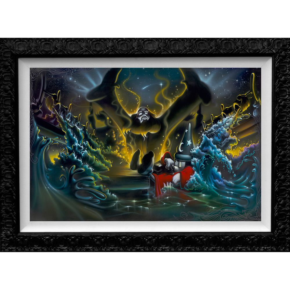Disney Sorcerer Mickey Mouse Great Flood Limited Edition Giclee by Noah