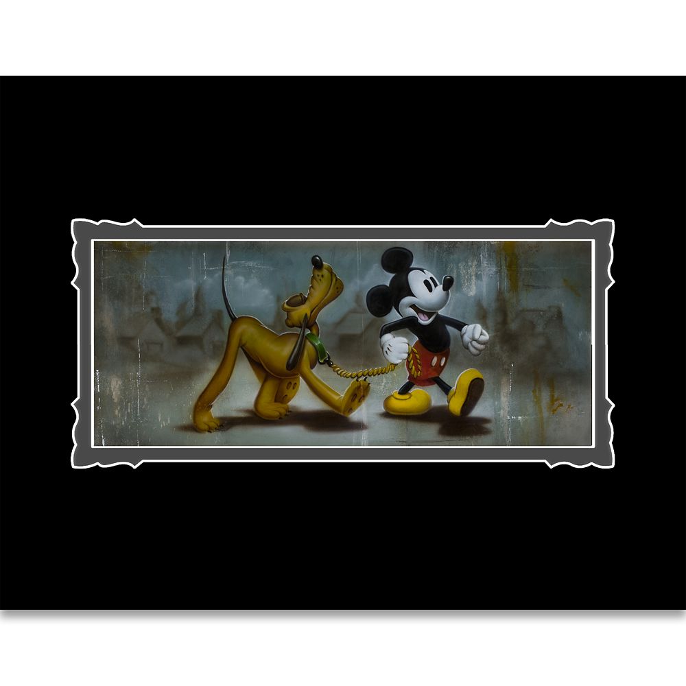 Mickey Mouse and Pluto ''Man's Best Friend'' Deluxe Print by Noah
