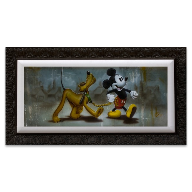 Mickey Mouse and Pluto ''Man's Best Friend'' Limited Edition Giclée by Noah