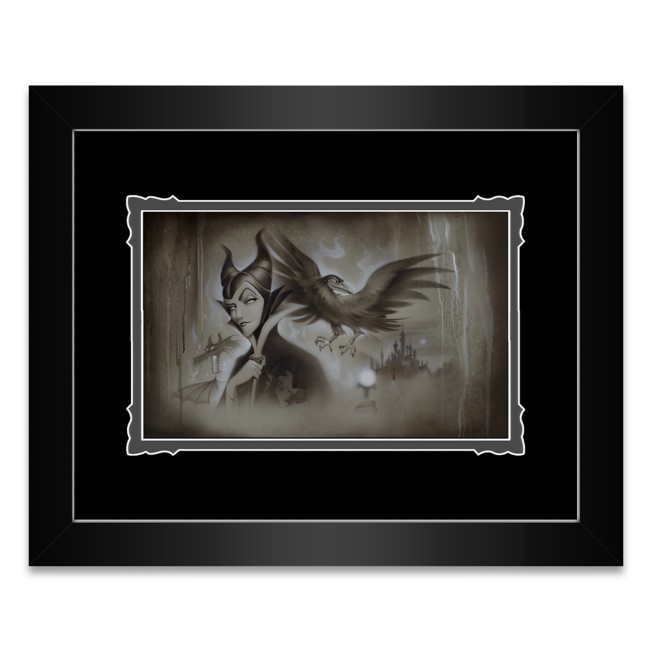 Maleficent ''My Pet You Are My Last Hope'' Framed Deluxe Print by Noah