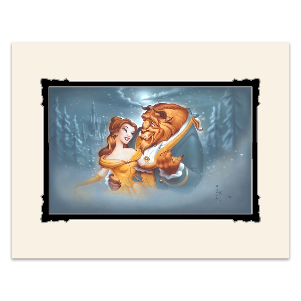 Disney Beauty and the Beast Evening Waltz Deluxe Print by Noah