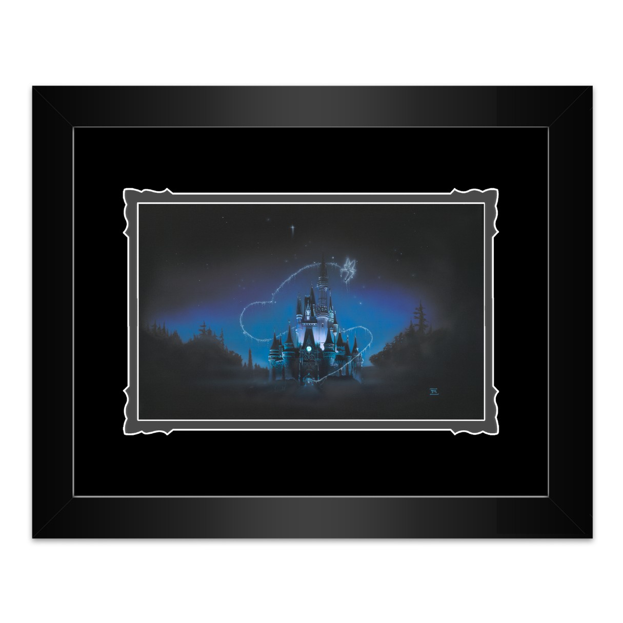 Cinderella Castle ''40 Magical Years'' Framed Deluxe Print by Noah