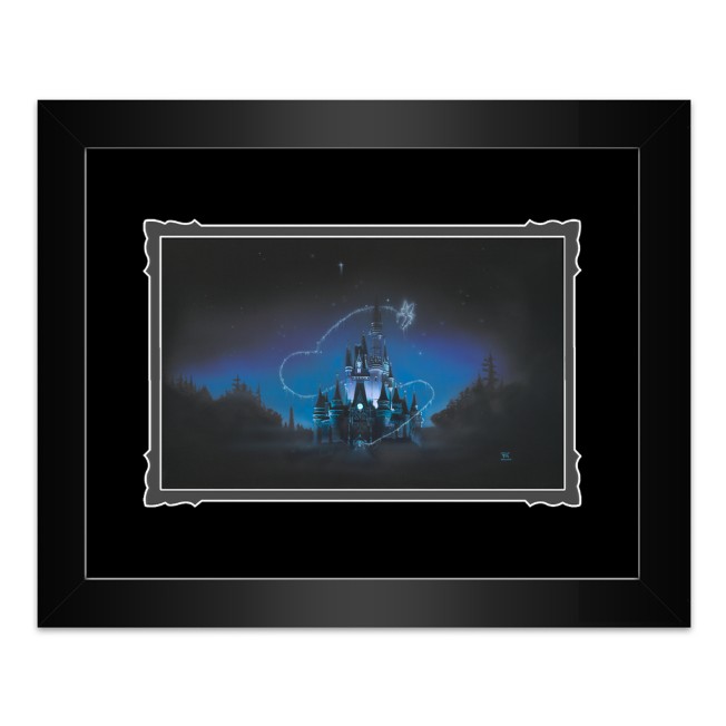 Cinderella Castle ''40 Magical Years'' Framed Deluxe Print by Noah
