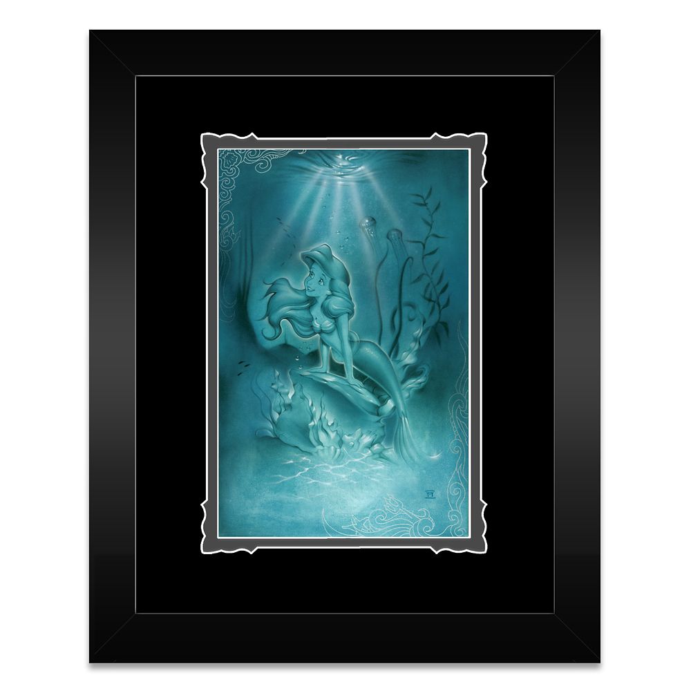 Ariel Little Mermaid Framed Deluxe Print by Noah Official shopDisney