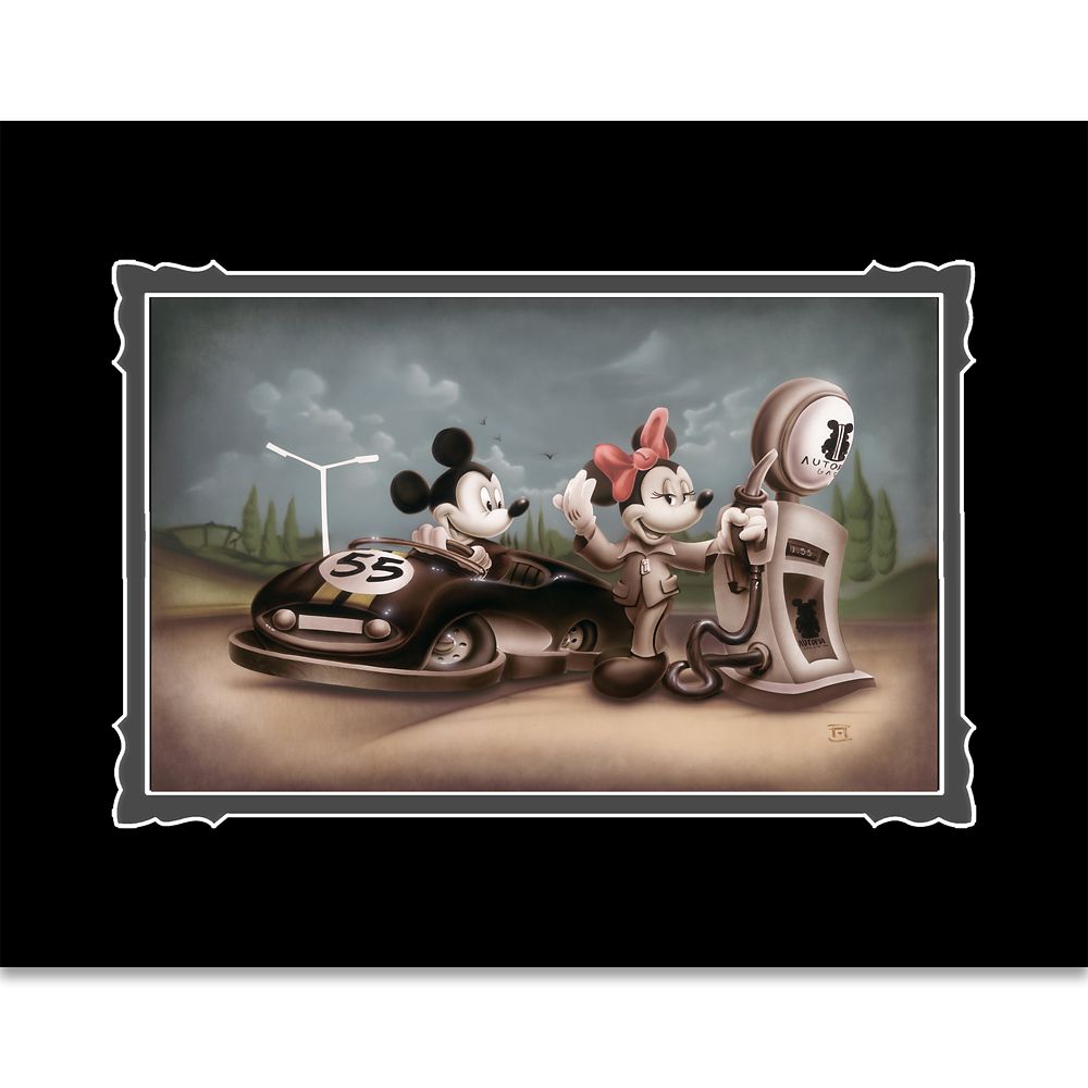 Mickey and Minnie Mouse Service with a Smile Deluxe Print by Noah Official shopDisney