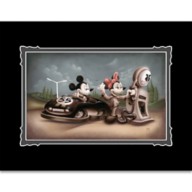 Mickey and Minnie Mouse ''Service with a Smile'' Deluxe Print by Noah