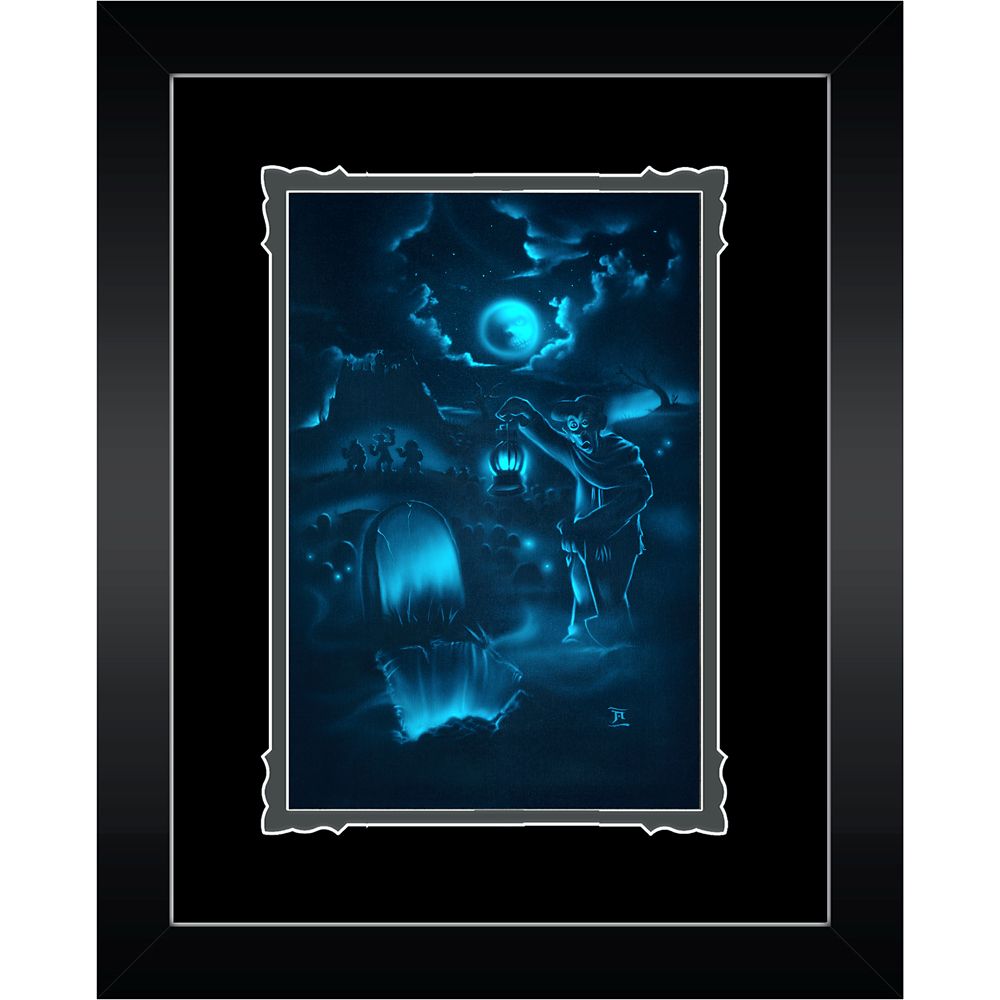 The Haunted Mansion Room for One More Framed Deluxe Print by Noah Official shopDisney