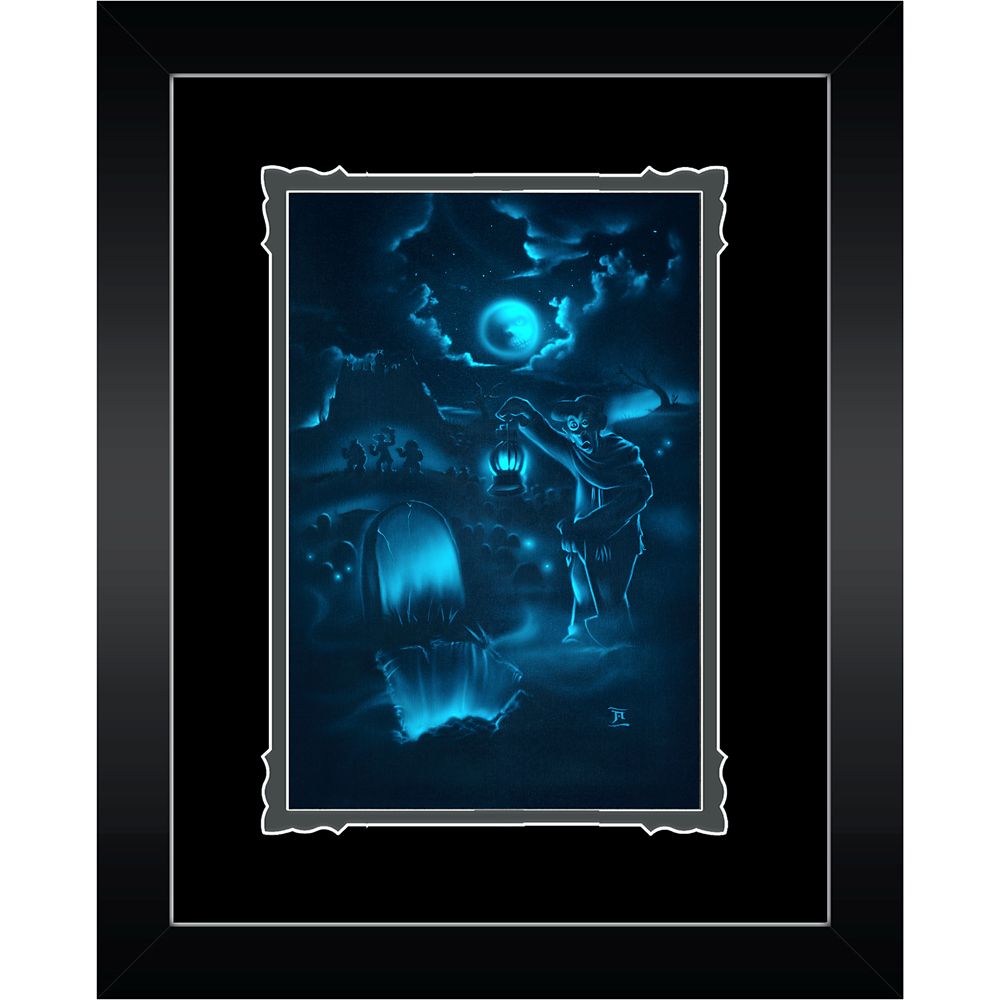 The Haunted Mansion ''Room for One More'' Framed Deluxe Print by Noah