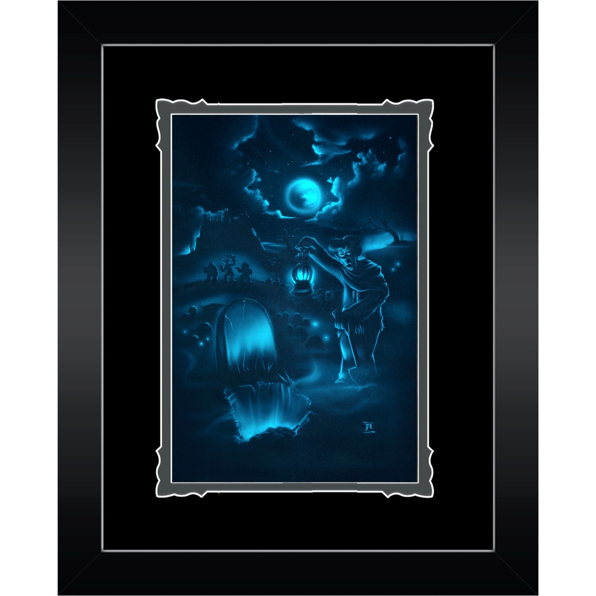 The Haunted Mansion ''Room for One More'' Framed Deluxe Print by Noah