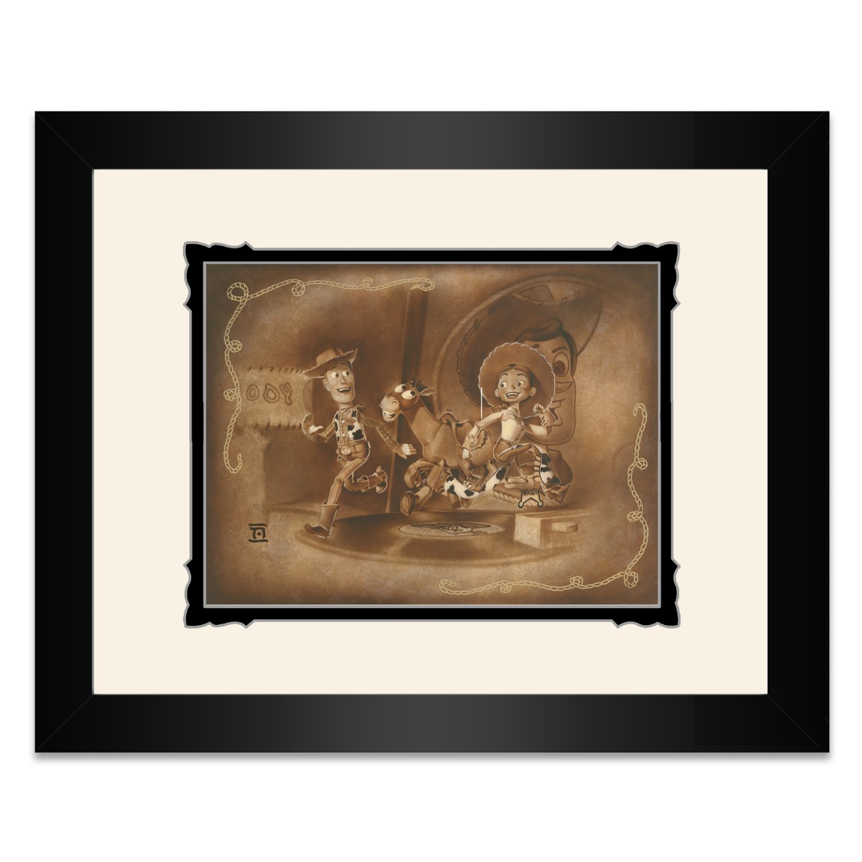 Toy Story ''Round Up Gang'' Framed Deluxe Print by Noah