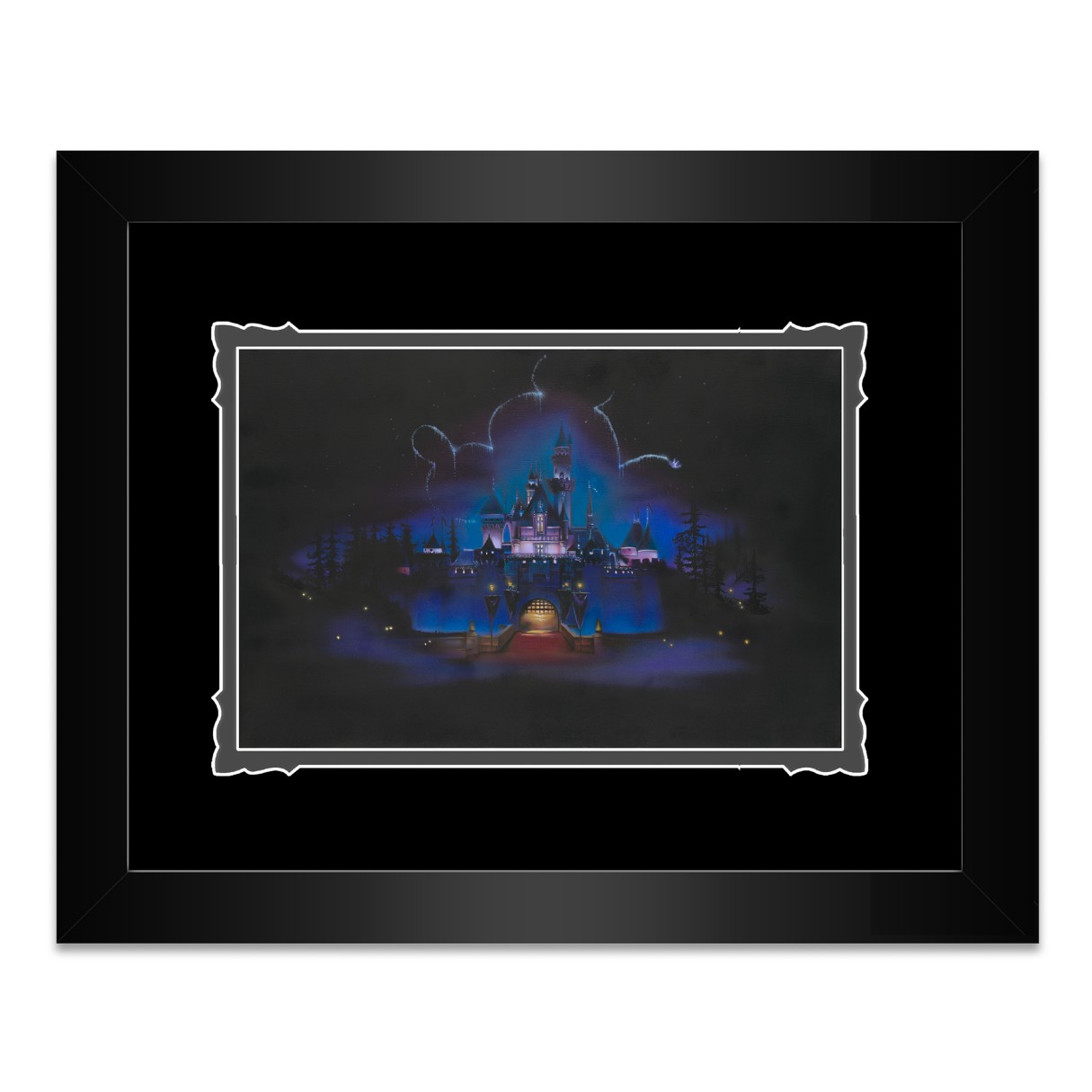Disneyland ''While Everyone Sleeps'' Framed Deluxe Print by Noah