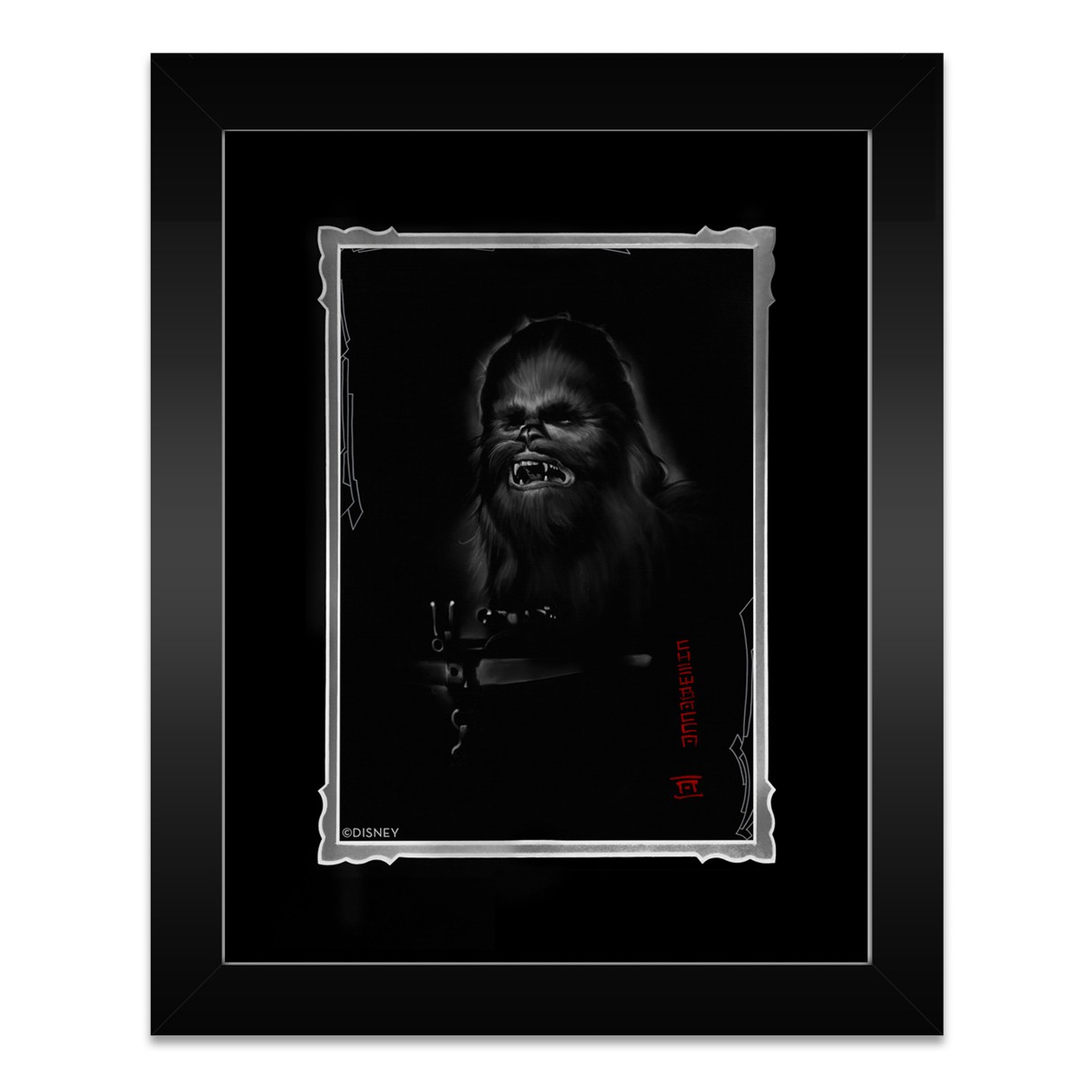 ''Chewbacca'' Framed Deluxe Print by Noah
