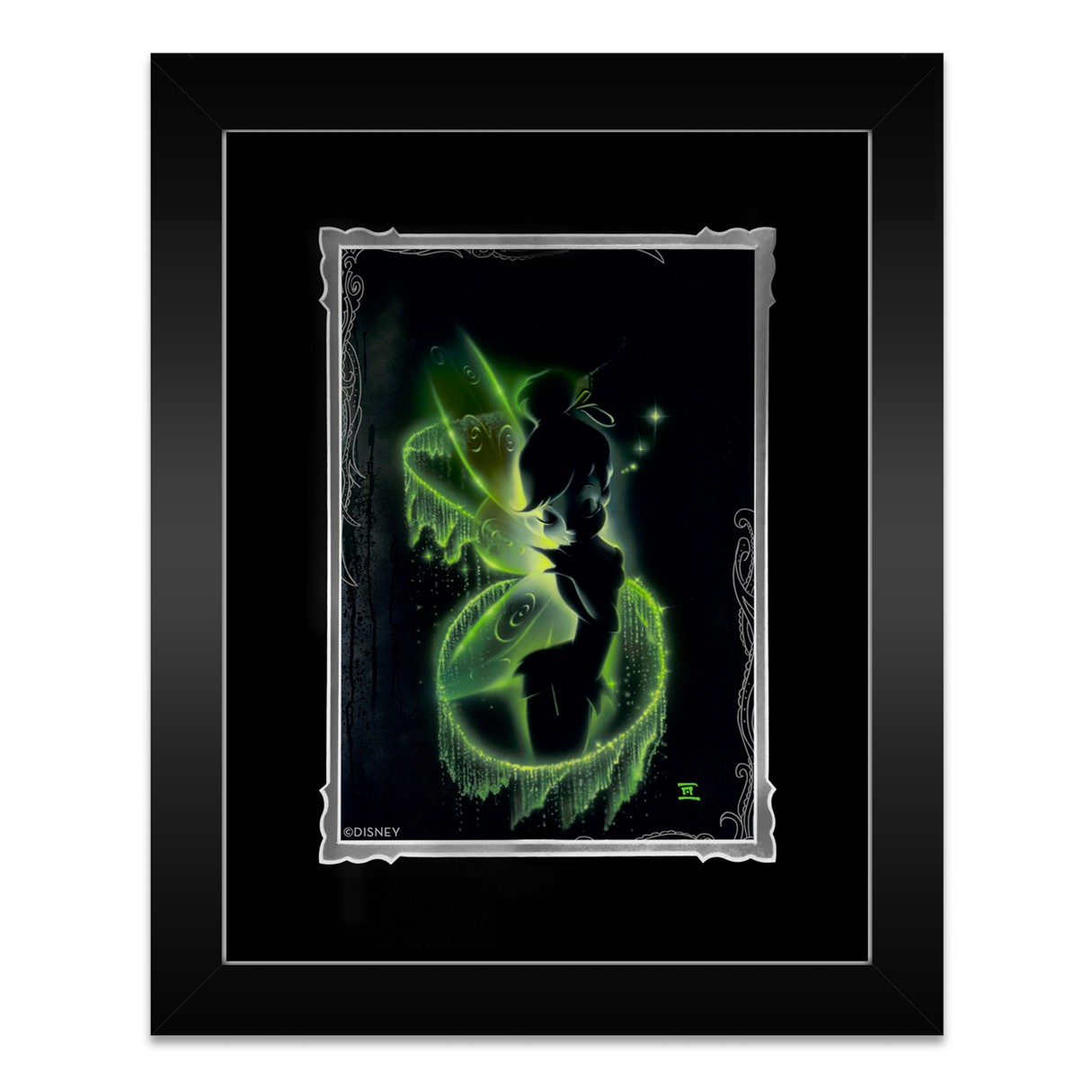 Tinker Bell ''Faith, Trust and Pixie Dust'' Framed Deluxe Print by Noah