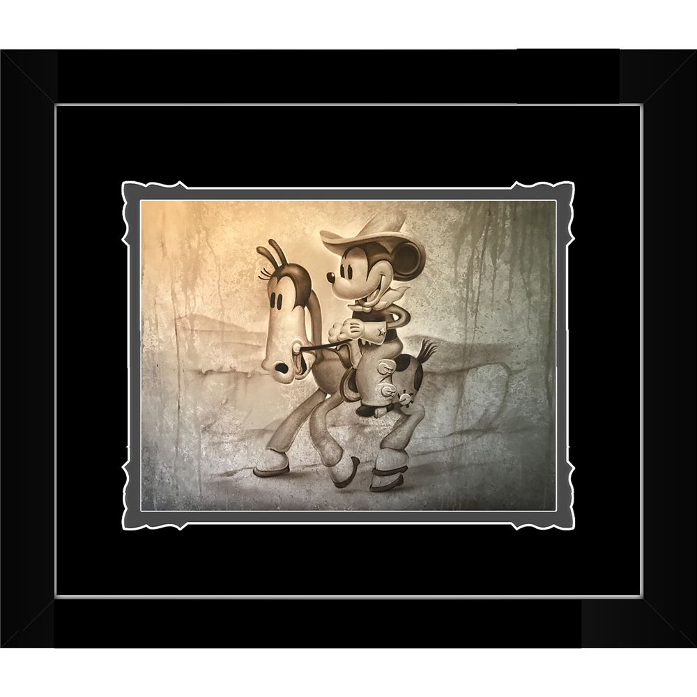 Mickey Mouse Theres a New Sheriff in Town Framed Deluxe Print by Noah Official shopDisney