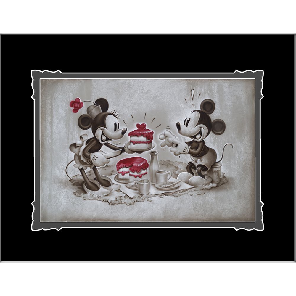 Disney Mickey and Minnie Mouse The Way to His Heart Deluxe Print by Noah