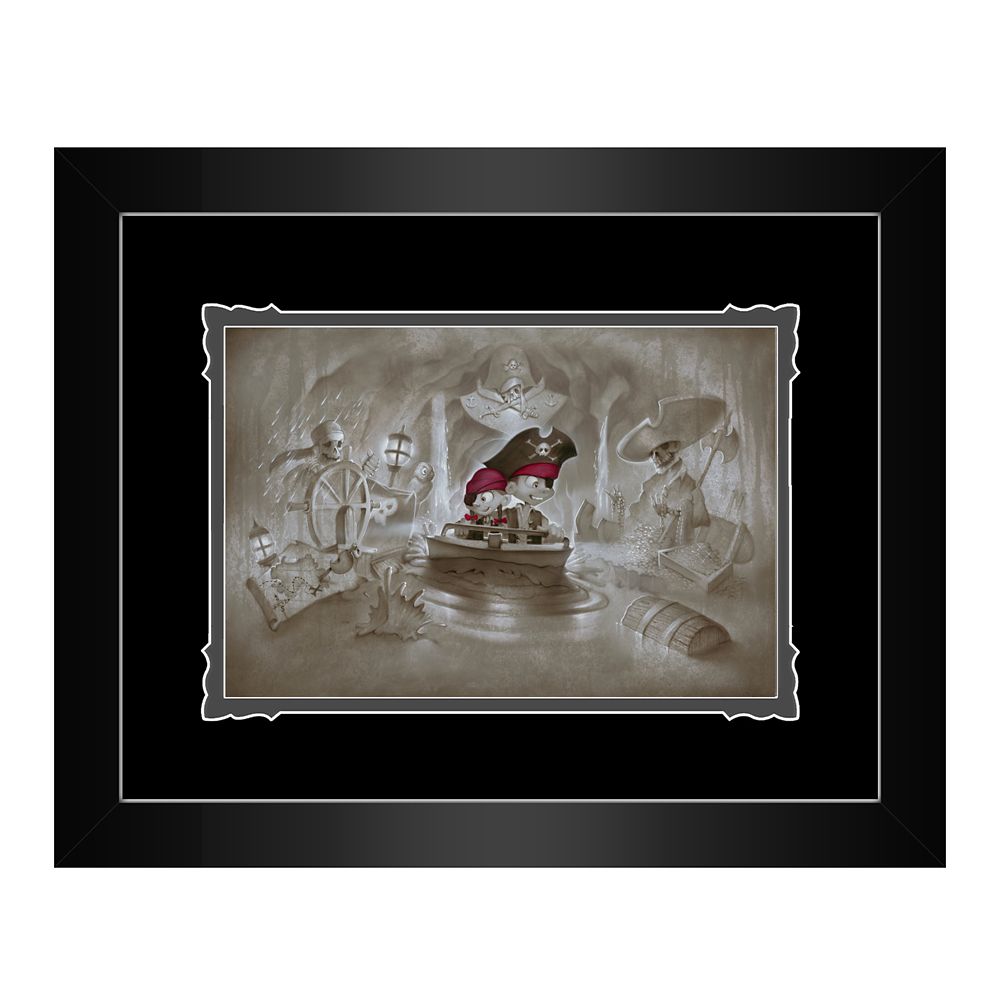 Pirates of the Caribbean Thar Be Pirates in These Parts Framed Deluxe Print by Noah Official shopDisney