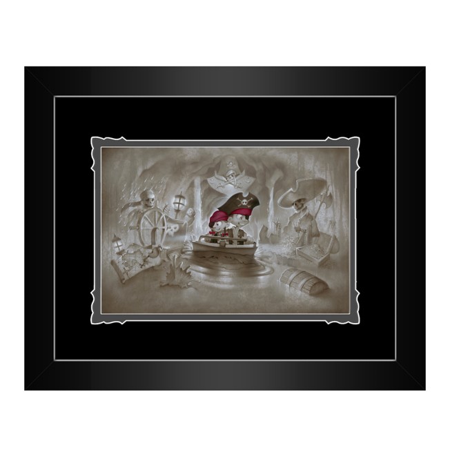 Pirates of the Caribbean ''Thar' Be Pirates in These Parts'' Framed Deluxe Print by Noah