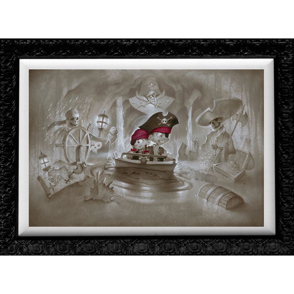 Pirates of the Caribbean Thar Be Pirates in These Parts Limited Edition Gicle by Noah Official shopDisney