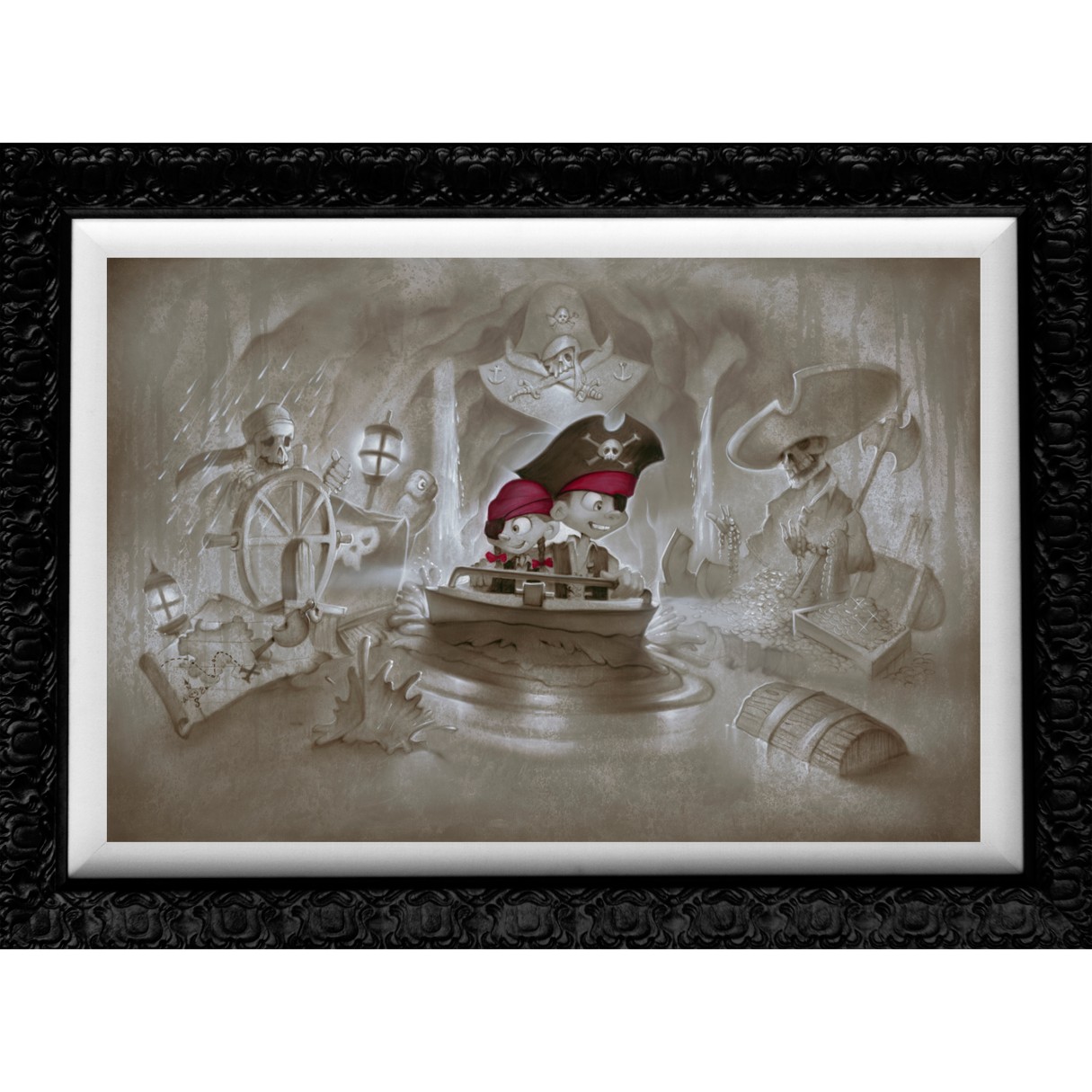 Pirates of the Caribbean ''Thar' Be Pirates in These Parts'' Limited Edition Giclée by Noah