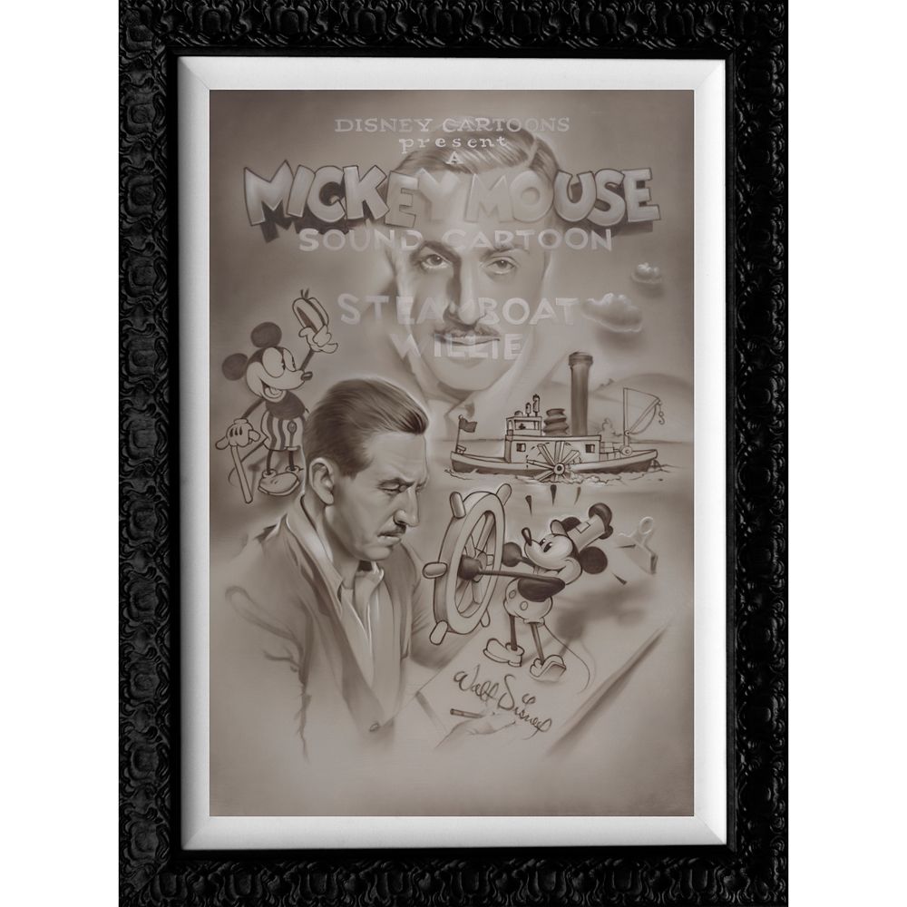 Steamboat Willie Full Steam Ahead Limited Edition Gicle by Noah Official shopDisney