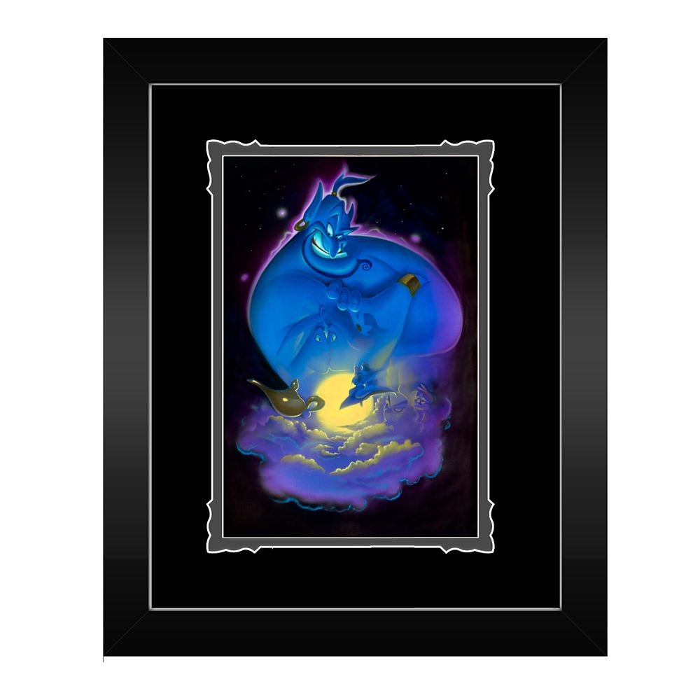 Aladdin Your Wish is My Command Framed Deluxe Print by Noah Official shopDisney