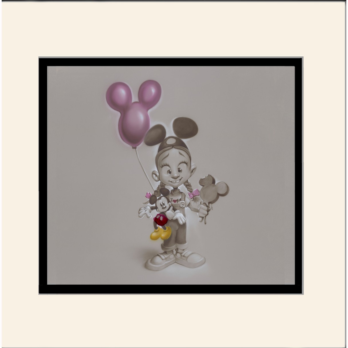 ''Making Mickey Memories'' Deluxe Print by Noah