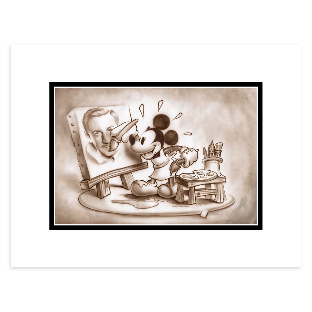 Disney Mickey Mouse A Stroke of Genius Deluxe Print by Noah