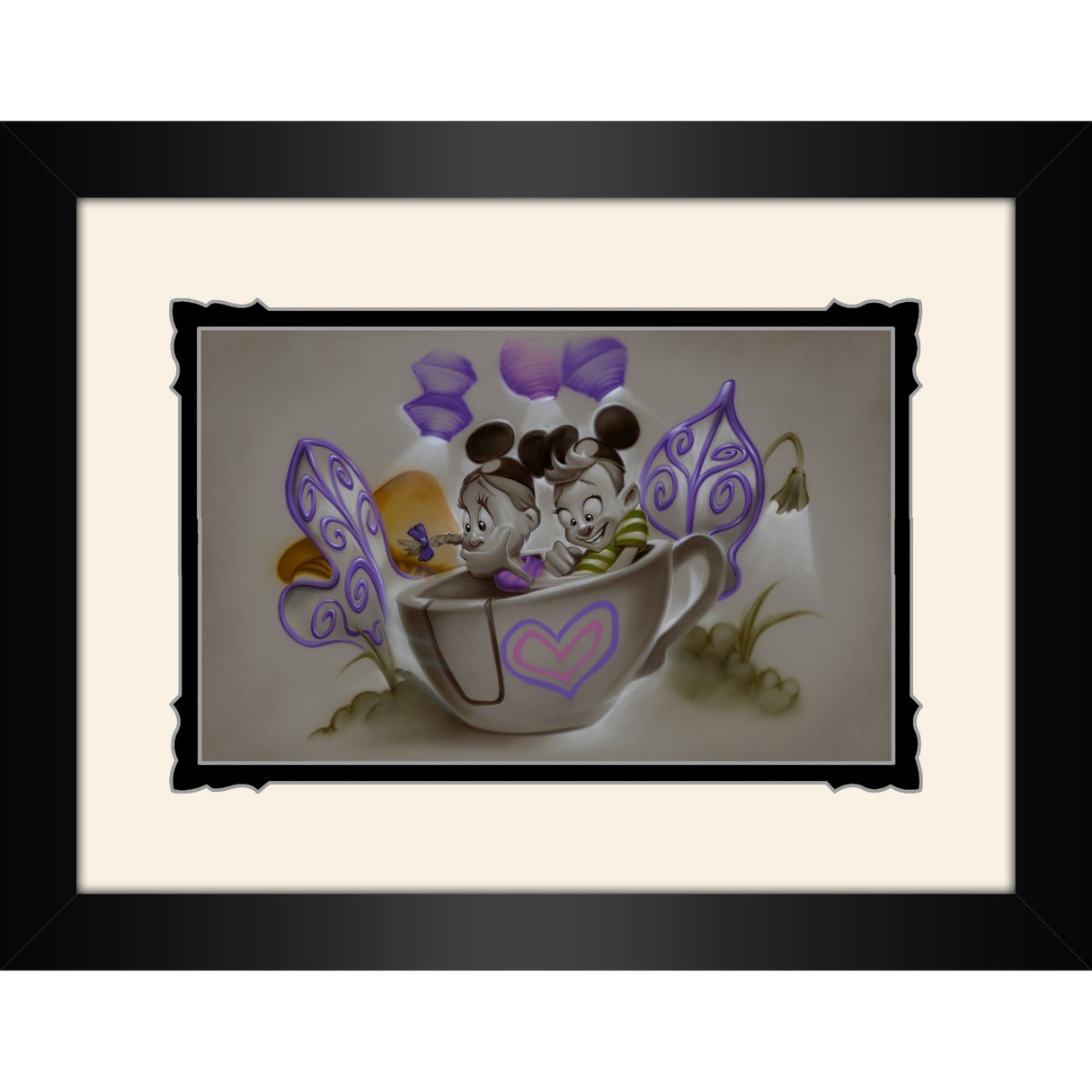 ''Quali-tea Time'' Framed Deluxe Print by Noah