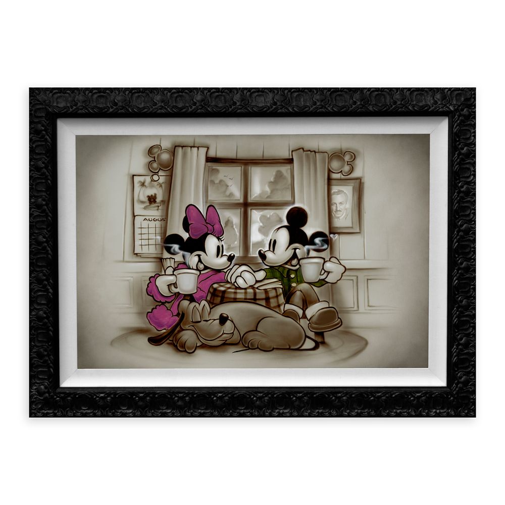 Mickey and Minnie Mouse ''Home is Where Life Makes Up Its Mind'' Limited Edition Giclée by Noah