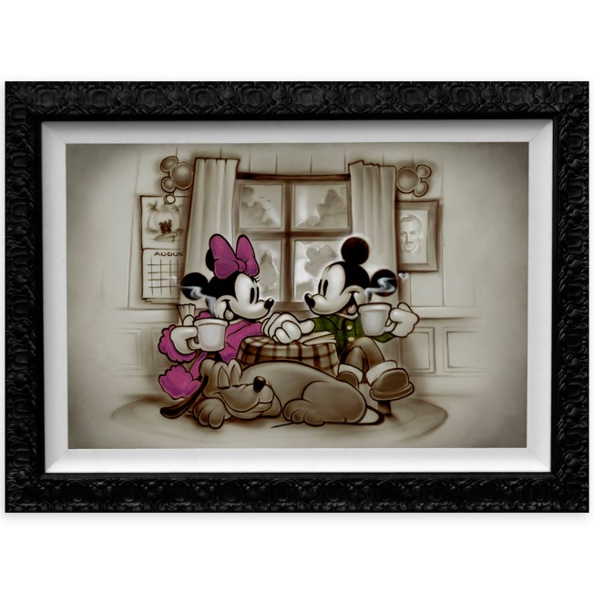 Mickey and Minnie Mouse ''Home is Where Life Makes Up Its Mind'' Special Limited Edition Giclée by Noah