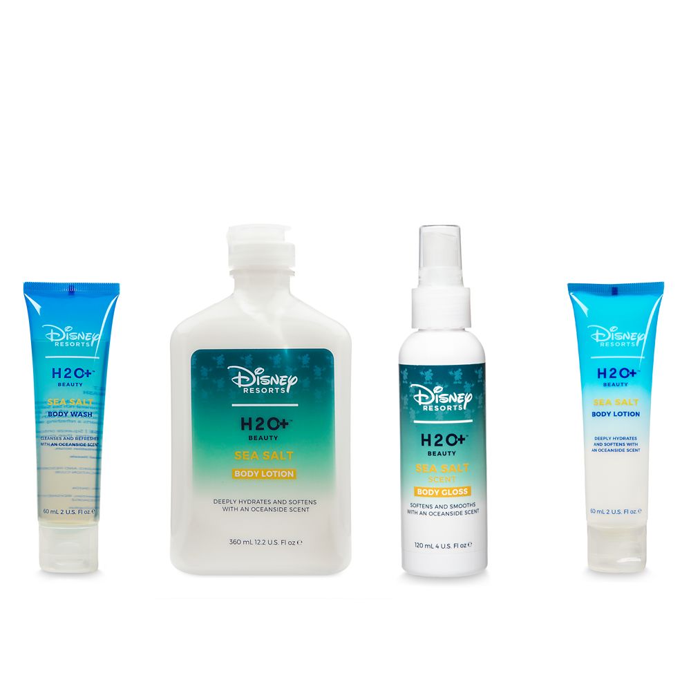 Sea Salt Body Lotion, Body Gloss, and Body Wash Set by H2O+