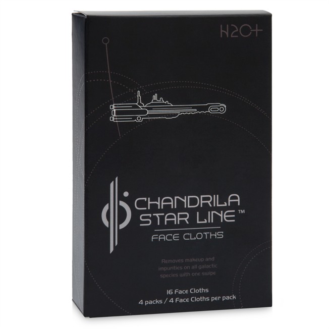 Chandrila Star Line Face Cloths Set by H2O+ – Star Wars: Galactic Starcruiser Exclusive