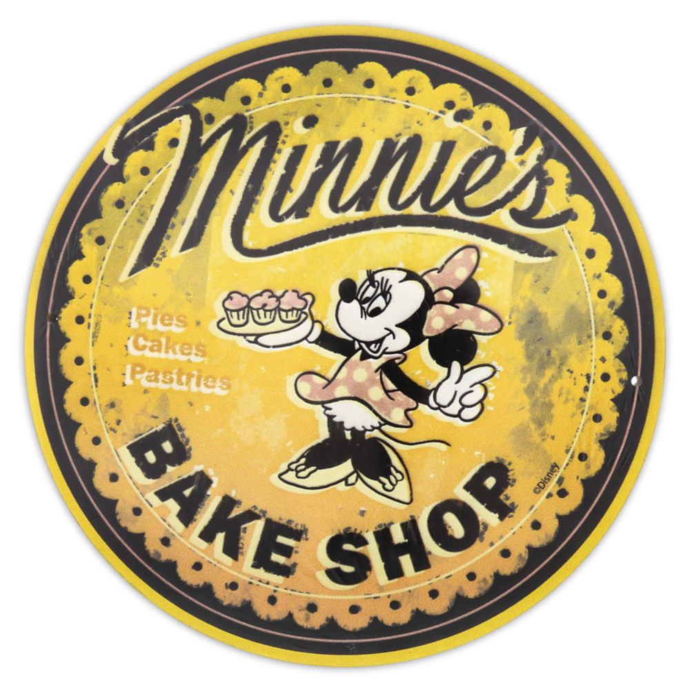 Minnies Bake Shop Wall Sign Official shopDisney