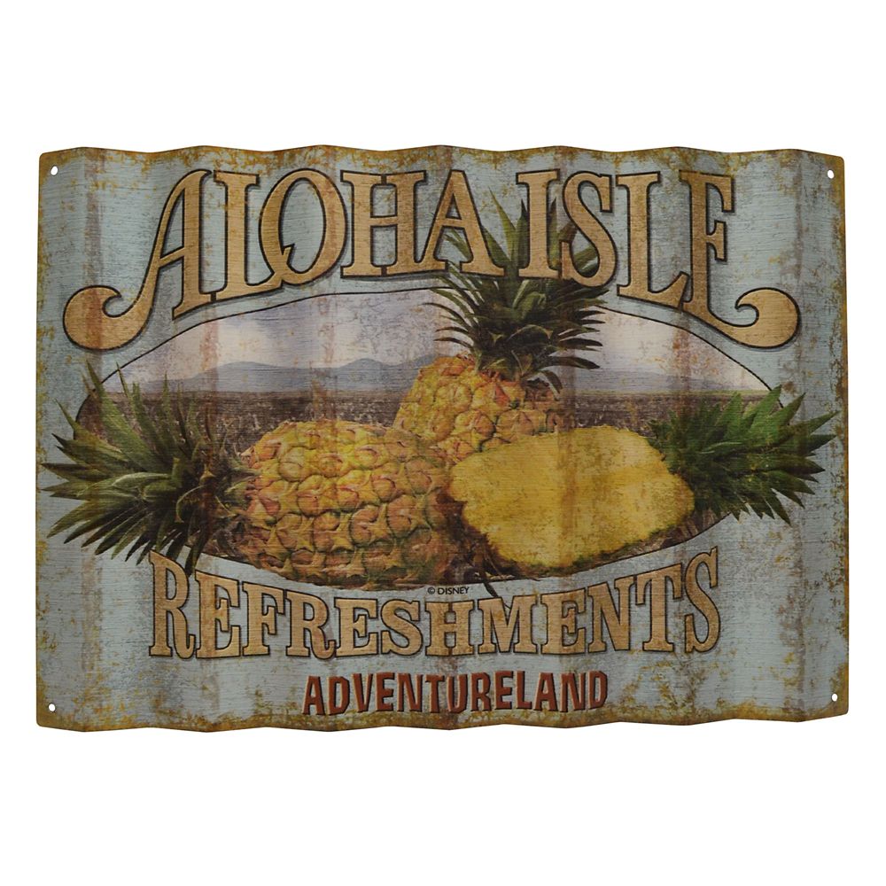 Aloha Isle Refreshments Wall Sign  Walt Disney World