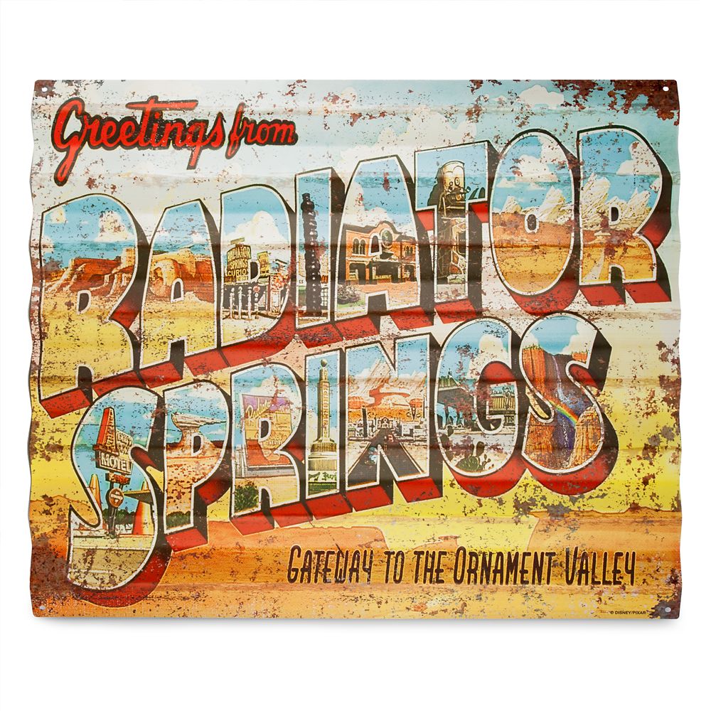 Greetings from Radiator Springs Postcard 2" X 3" Fridge Magnet Ornament Valley 