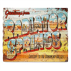 Radiator Springs Metal Sign - Cars