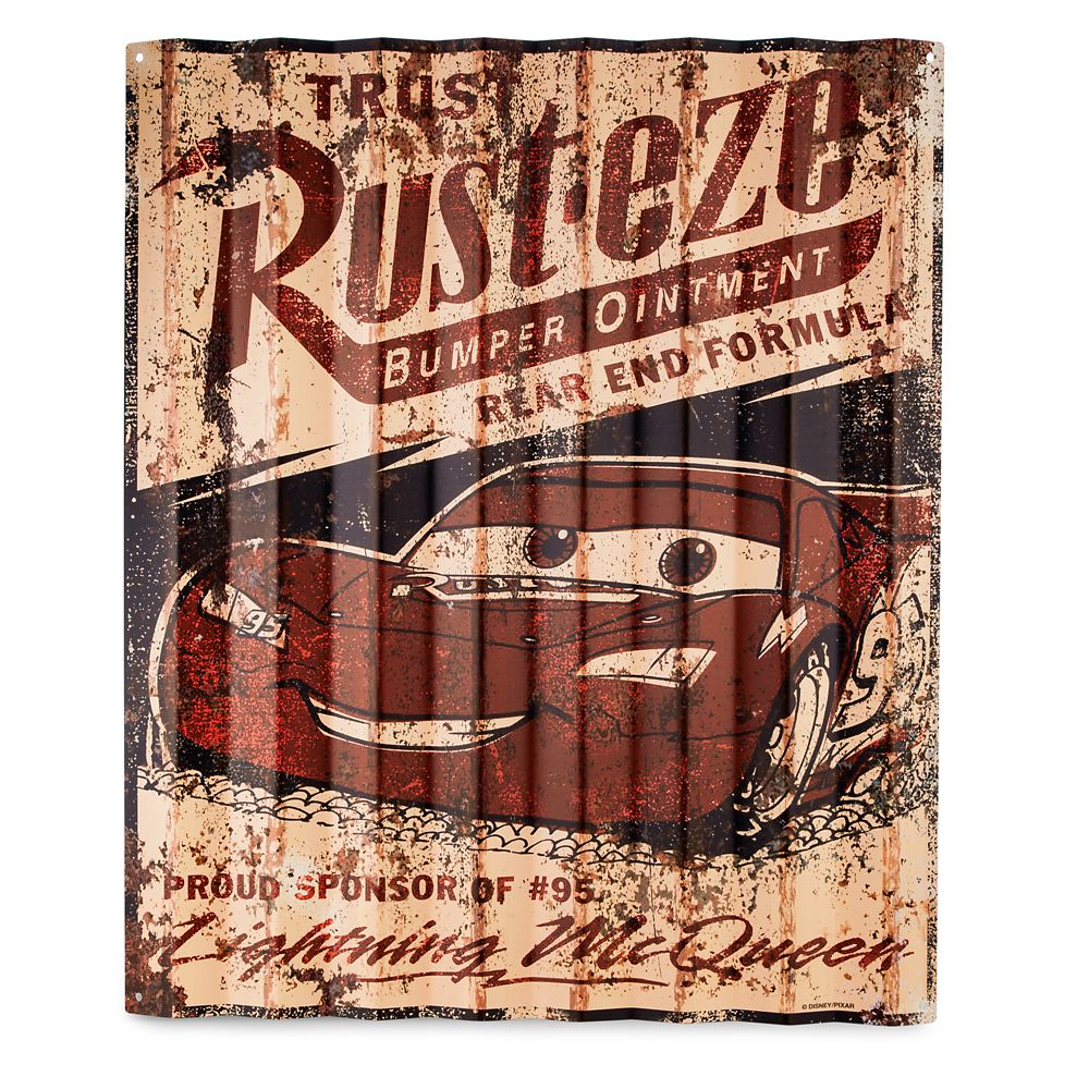 Rust-eze Metal Sign  Cars Official shopDisney