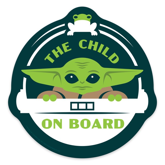 The Child ''On Board'' Car Magnet – Star Wars: The Mandalorian