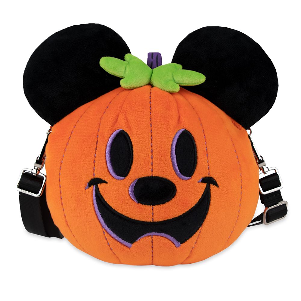 Mickey Mouse Jack o Lantern Plush Crossbody Bag by Harveys